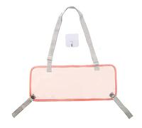 High Chair Footrest, Portable Adjustable Non-Slip Polyester Fiber Ice Silk Fabric Foot Rest, Knitting Footrest Compatible with Ikae Baby HighChair Accessories (Pink)