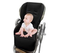 High Chair Leather Cover - Highchair Seat Cushion Pad, PU Leather Dining Cover, Portable Reusable Protector, Easy Clean Soft Comfort for Restaurant, Travel, Home, Cafe