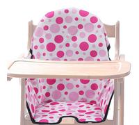 High Chair Pad Cover - 14x9 Inch Reusable Cushion, Washable Soft Seat Liner, Easy Clean Protector, Foldable Child Mat | Portable Dining Seat for Home Kitchen Travel Daycare Restaurant