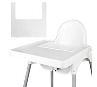 High Chair Placemat, Durable for IKEA High Chair Placemat, Clean and Hygienic, Suitable for IKEA Antilop Highchai, for Toddlers and Babies (White)