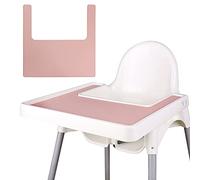 High Chair Placemat, Durable for IKEA High Chair Placemat, Clean and Hygienic, Suitable for IKEA Antilop Highchai, for Toddlers and Babies (Pink)