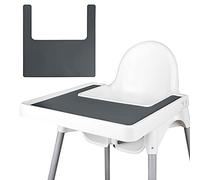 High Chair Placemat, Durable for IKEA High Chair Placemat, Clean and Hygienic, Suitable for IKEA Antilop Highchai, for Toddlers and Babies ( Grey)