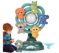 High Chair Spinner Toy - Suction Cup Ferris Wheel, Interactive Teething Tray | Early Learning Activity for Boys Girls todlers Kids, Fun Educational Play Toy for Mealtime Accerssory