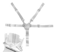 High Chair Straps,Adjustable Universal High Chair Straps,Car Seat Straps Anti Escape,5-Point Safety Harness Belt for High Chair,Stroller,Baby Carriage (Gray)
