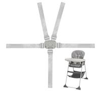 High Chair Straps Replacement Compatible with Graco Highchairs, Replacement Harness Straps for Most 5 Point High Chairs, Adjustable Replacement High Chair Belt