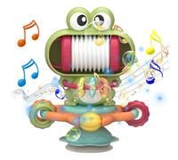 High Chair Toys With Suction Cups, Interactive Toy With Music Sound | Educational Learning Toys For 1-3 Years Old Toddler Boys And Girls