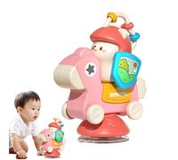 High Chair Toys with Suction, High Chair Suction Cup Toy - Cutting Cartoon Development Tray Toy for Highchairs - Educational Interactive Teether for the