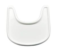 High Chair Tray Compatible with Stokke Tripp Trapp Chair with Smooth Surface and Strong Suction - Made from Food Safe Plastic (BPA BPS BPF Lead and Phthalate Free) - White
