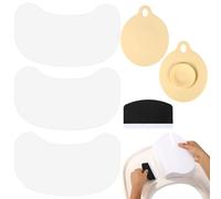 High Chair Tray Sticker Set for Stokke Tripp Trapp, Non-Slip Tray Accessories Suction Stickers with Suction Cups and Scraper for High Chair Plates Bowls and Toys Fixation