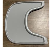 High chair tray suitable for Stokke Tripp Trapp chair with smooth surface and strong suction power - made of food-safe plastic (BPA BPS BPF lead and phthalate free)