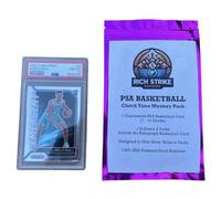 High Cheese Rich Strike Clutch Time PSA Basketball Card Mystery Pack, 7-10 Grade, 1 Auto in Every 2 Packs