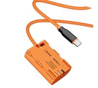 High Chip Upgraded USB C To LPE6 False Battery For 80D 70D 60D 90D 5DIV Supports Continuous Power