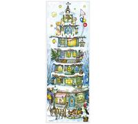 High Christmas Pyramid | Large Traditional Christmas Paper Advent Calendar