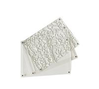 High Clarities Acrylic Card Holder Features Waves Pattern Easy Reading Meetings Reception Counters Information Display Clear Card Display Holder Stand