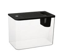 High Clear Pet Fish Habitats Tanks Modern Ecologic Fishtanks For Indoor Tabletop Decoration With Safe Lid Plant Holder Fish Bowl