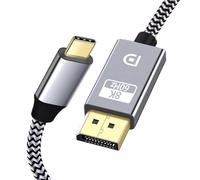 High Clear USB C To DisplayPort Cord 8K60Hz 4K240Hz Thunderbolt3/4 Port For Gaming Monitors Realistic Compatible Cable