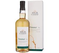 High Coast Distillery, Timmer Swedish Whisky, 70 cl, 48% Alcohol Content by Volume, Whiskey Deal of the Day, Single Malt Whiskey with Peat Smoke Flavour, Serve Neat, With Rocks or With a Dash of Water