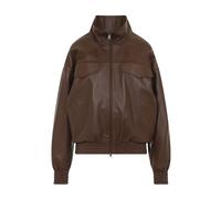 High Collar Blouson - female - Balenciaga - Leather Jackets - Brown - XS - Jackets XS