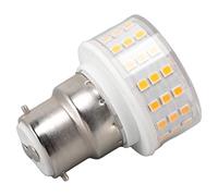 High Color Rendering Index LED Corn Bulb Energy Saving UV Safe Flicker Free ABS LED Bulb for B22 Lamp Base (Warm Light 3000K)