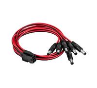 High Compatibility 6 Pin Women to 6 Pieces DC5.5 x 2 5 mm Adapter Cable for Graphics Cards with 50 cm Flexible Length