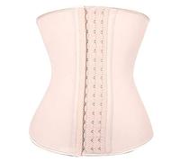 High Compression Full Body for Women Workout Girdle Corset with Lifting Effect and Firm Support Seamless Design (White, M)