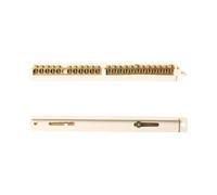 High-Conductivity Brass Grounding Row With Screw Terminals Corrosion-Resistant Electrical Connector For Easy Installation Junction Box Grounding Brass Connection Row