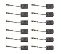 High Conductivity Carbon Brushes for Bosch for gws Angle Grinders | 12 pieces per pack, 17x10x5mm size, carbon and metal composite, cost-effective bulk replacement