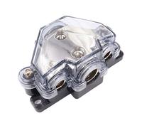 High conductivity integrates the holder distribution block of the car stereo system with corrosion. Durable construction High conductivity car power splitter