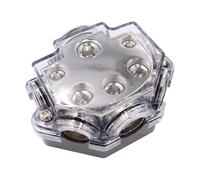 High conductivity integrates the holder distribution block of the car stereo system with corrosion. Durable construction High conductivity car power splitter