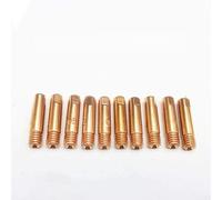 High Conductivity MB 15AK MIG Torch Tips 10 pcs Copper Nozzles for Various Apertures 0 6mm to 1 2mm (1.0mm)