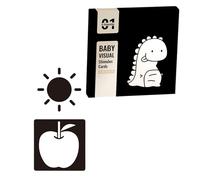 High Contrast Baby Flashcards Black And White Infant Cards Sensory Cards For Newborn Brains Visual Stimulation Baby Sensory Flashcards Toys Black And White