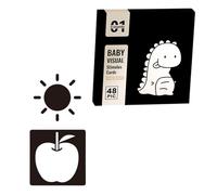 High Contrast Baby Flashcards Black and White Infant Cards Sensory Cards for Visual Stimulation High Contrast Baby Flashcards