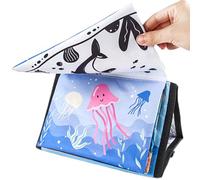 High Contrast Baby Toys - Sensory Development Set for Newborns | Soft Fabric with Black and White Patterns, Crinkle Sound Design, Early Learning Toys for Visual Stimulation 8.86x5.71x5.31 in