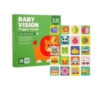 High Contrast Cards - Black And White Sensory Toy | Visual Stimulation High Contrast Flash Cards For Boost Early Brain And Vision Development Over Three Months