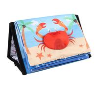 High Contrast Toys - Teether Cloth Book | Sensory Activity Toy | Black And White Soft Crinkle Book, Mirror For Tummy Time, Lift-a-Flap Early Learning, Brain Development, Safe