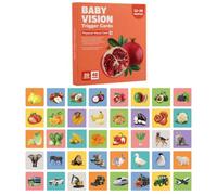 High Contrast Visual Cards for young children Brain Development Memory | Right Brain Trainer Fast Activities Stimulate Eyesight Boost Cognitive Learning for Young Children