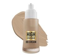 High Coverage BB Cream with SPF 15 | Lightweight Matte Finish Foundation | Long-Lasting, Enriched with Jojoba Seed Oil for Face Makeup (Medium Beige, 50g)