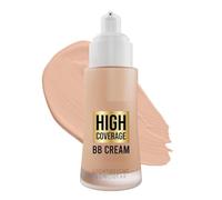 High Coverage BB Cream with SPF-15 | Lightweight Matte Foundation | Long-Lasting Face Makeup | Enriched with Jojoba Seed Oil (White Ivory, 50g)