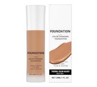 High Coverage Foundation, 30 ml as Natural, Lightweight, Long-Lasting Concealer, Portable Tinted Foundation, for Spring, Summer, Autumn, Winter, Daytime, Evening, Party, Wedding, Date, Office