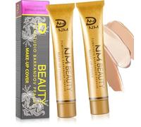 High Coverage Tattoo Cover up Makeup 2 PCS Natural Color Body Concealers for Oily Skin, Acne, & Under Eye Bags, Mini Body Coverage Perfector Sweat-Proof Longlasting