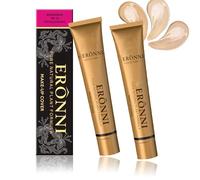High Coverage Tattoo Cover up Makeup for Body and Face 2PCS Natural Skin Color Body Concealers for Bruises Oily Skin Tattoo,Mini Concealer for Acne and Under Eye Bags,Sweat-Proof Longlasting (208)