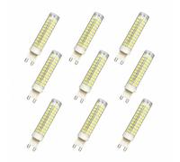 High CRI Dimmable Corn G9 LED Bulb 15W, Cool White 6500K, 120W Halogen Replacement, 1500LM, 360° Beam, Ceramic, for Kitchen Office(9 Pack)