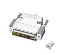 High Current 30 AMP D-Sub Connector 9W4 Male/Female 5+4 Mixed PCB Mount Reliable Electrical Connection Mixed D-Sub Connector