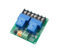 High Current 30 Amperes Double Channel Relays Module 5V Touch Off Optoisolated Control for Industrial Equipment Intelligent Home Systems Industrial Relays Module for PLC Systems
