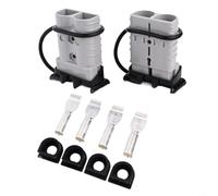 High Current 350A Connector 600V for Forklift Truck | IP67 waterproof rubber boot, oil resistant, dust for proof, protects circuit in harsh weather, outdoor use