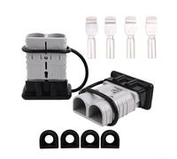 High Current 350A Disconnect Terminal 2/0 AWG Cable | Rubber boot cap, waterproof dustproof oil-proof, protects circuit, 350A rating, 2/0 AWG compatible