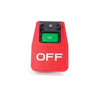 High Current Electromagnetic Push Button Switches With Large Stop Sign Paddle For Wood Cutting Machine Cutter