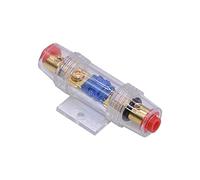 High Current forkbolt car Fuse Holder Modified car Audio Speaker Fuse Box 30A40A50A60A80A100A200A Cylindrical Fuse Fuse Protected circuits (Color : Fuse, Size : 200A)