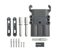 High Current Forklift Battery Charging Connector 80A 160A 320A with Silver-Plated Copper Terminals and PP Insulation for Electric Vehicles and UPS Systems(320A Male)