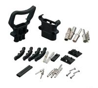 High Current Forklift Battery Charging Connector 80A 160A 320A with Silver-Plated Copper Terminals and PP Insulation for Electric Vehicles and UPS Systems(80A Female + Male)